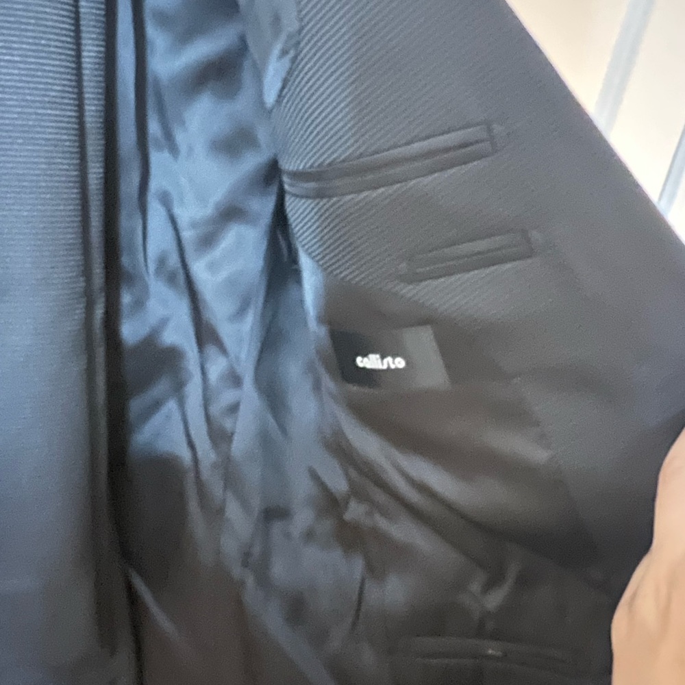 black suit
